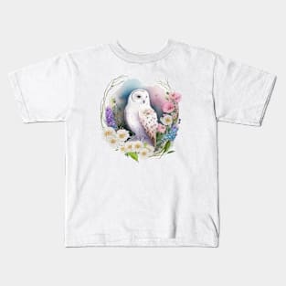 Snow Owl Kids T-Shirt